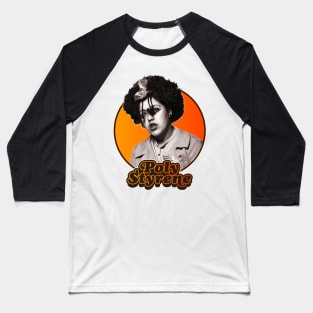 Retro X Ray Spex Poly Styrene Tribute Baseball T-Shirt